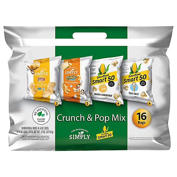 Frito Lay Snacks Crunch & Pop Mix Bag - 16-1 Oz