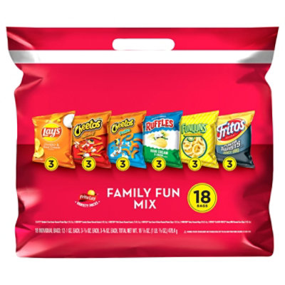 Frito Lay Snacks Family Fun Mix Bag - 18-1 Oz