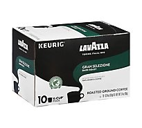LavAzza Coffee K-Cup Pods Dark Roast Gran Selezione Box - 10-0.34 Oz