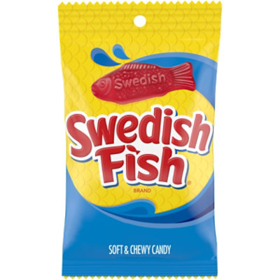 SWEDISH FISH Tails 2 Flavors in 1 Soft & Chewy Candy, 8 oz 