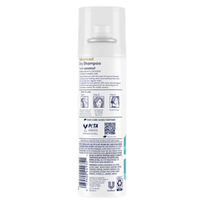 Dove Care Between Washes Dry Shampoo Fresh Coconut - 5 Oz - Image 5