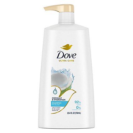 Dove Nourishing Rituals Shampoo Coconut & Hydration - 25.4 Fl. Oz. - Image 2