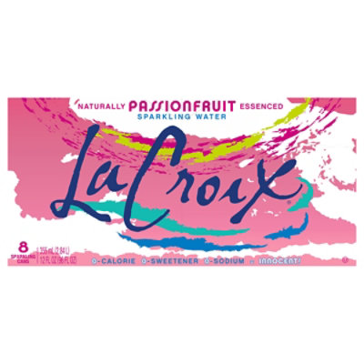 LaCroix Passionfruit Sparkling Water - 8-12 Oz - Image 3