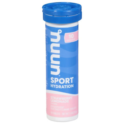 Nuun Sport Hydration Tablets Strawberry Lemonade - 10 Count - Image 3