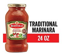 Bertolli Pasta Sauce Organic Traditional Herb & Garlic Marinara Jar - 24 Oz