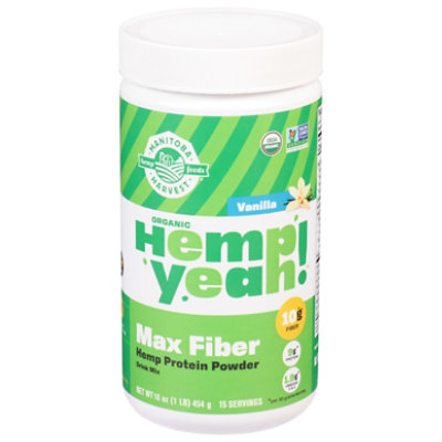 Manitoba  Hemp Prtn Pwdr Van Org - 16 Oz - Image 3