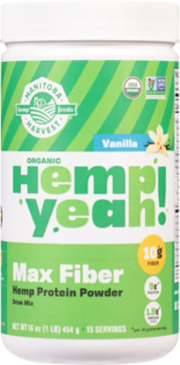 Manitoba  Hemp Prtn Pwdr Van Org - 16 Oz - Image 2