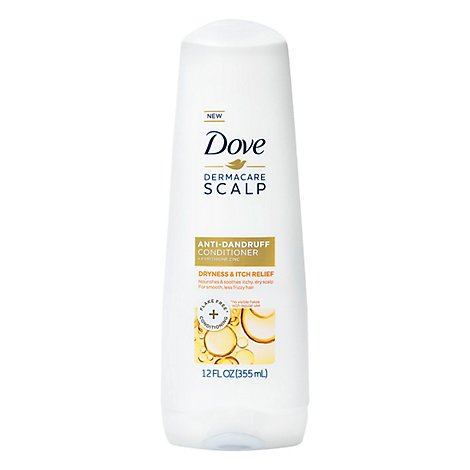 Dove DermaCare Scalp Conditioner Anti Dandruff Dryness And Itch Relief - 12 Oz