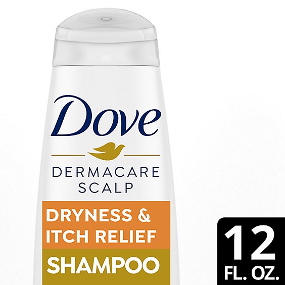 Dove Dermacare Scalp Shampoo Anti Dandruff Dryness & Itch Relief - 12 Oz