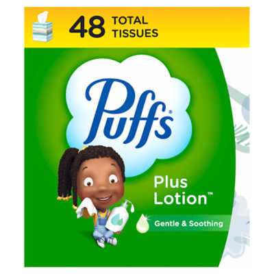 Puffs Plus Lotion White Facial Tissue - 48 Count
