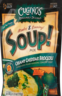 Cuginos Creamy Cheddar Broccoli Soup Mix - 6.8 Oz - Image 1