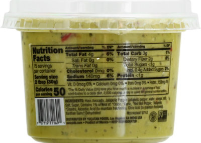 Yucatan Guacamole Restaurant Style - 16 Oz - Image 6