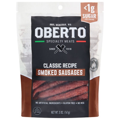 Oberto Smoked Sausages Classic Recipe - 5 Oz - Image 3