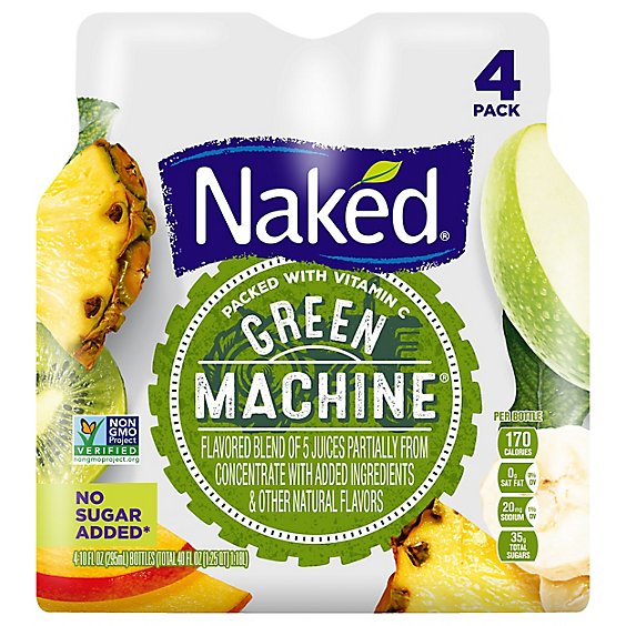 Naked Boosted Green Machine Juice Smoothie - 40 Fl. Oz.