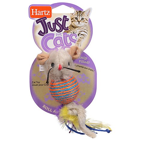 Hartz Just For Cats Cat Toy Catnip Filled Mouse - Each