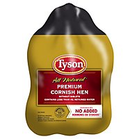 Tyson  Premium Whole Cornish Hen - 18 Oz - Image 1