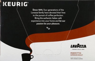 LavAzza Coffee K-Cup Pods Espresso Roast Perfetto Box - 10-0.34 Oz - Image 5