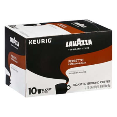 Save on LavAzza Perfetto Espresso Roast Coffee (Ground) Order Online  Delivery