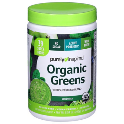 Purely Inspired Powder Organic Greens - 9.88 Oz - Image 2