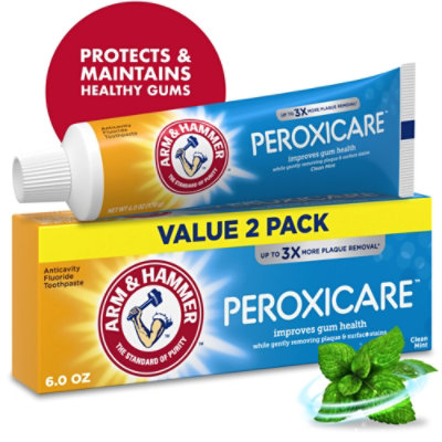 A&H Tp Dental Care Peroxicare Twin Pk - 2-6 Oz - Image 2