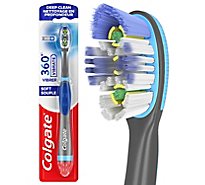 Colgate 360 Total Advanced Floss Tip Sonic Powered Vibrating Toothbrush Soft - Each