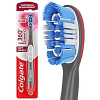 Colgate 360 Optic White Sonic Powered Soft Toothbrush with Tongue and Cheek Cleaner - Each - Image 1