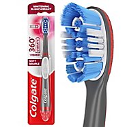 Colgate 360 Optic White Sonic Powered Soft Toothbrush with Tongue and Cheek Cleaner - Each