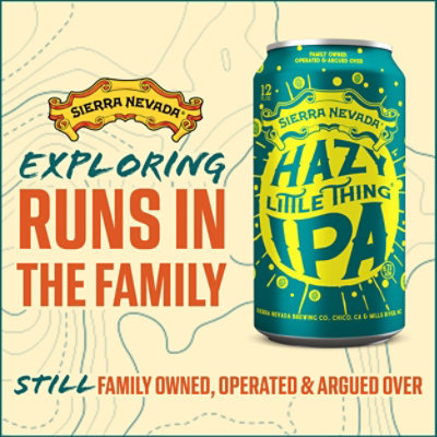 Sierra Nevada Hazy Little Thing IPA Craft Beer In Cans - 6-12 Oz - Image 2