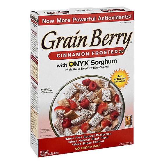 Silver Palate Grain Berry Cereal Cinnamon Frosted Shredded Wheat - 16 Oz