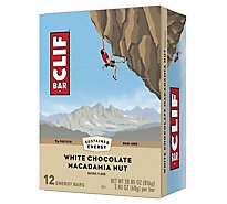 CLIF BAR White Chocolate Macadamia Bars - 12-2.4 Oz