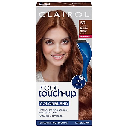 Clairol Root Touch Up Haircolor Permanent Medium Auburn/Reddish Brown 5R -  Each - Jewel-Osco