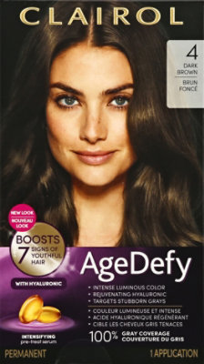 Clairol Age Defy Hair Clr Dk Brn 4 - Each - Image 2