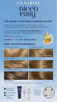 Clairol Nice N Easy Haircolor Permanent Medium Ash Blonde 8A - Each - Image 5