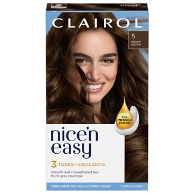 Nice N Easy Hair Clr Ntrl Med Brn 5 - Each - Image 3