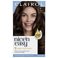 Clairol Nice N Easy Haircolor Permanent Dark Brown 4 - Each - Image 3