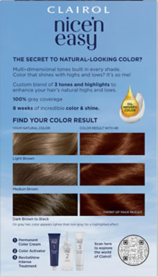 Clairol Nice N Easy Haircolor Permanent Dark Auburn 4R - Each - Image 5