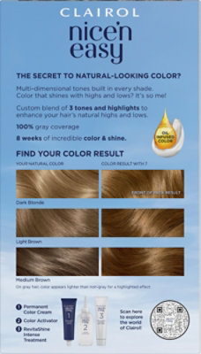 Clairol Nice N Easy Haircolor Permanent Dark Blonde 7 - Each - Image 5