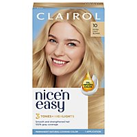 Clairol Nice N Easy Haircolor Permanent Extra Light Blonde 10 - Each - Image 2