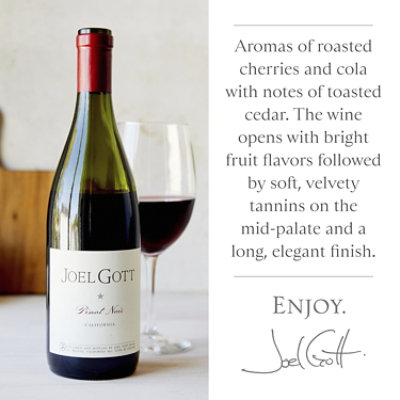 Joel Gott California Pinot Noir Red Wine 13.9% ABV Bottle - 750 Ml - Image 2