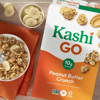 Kashi GO Vegan Protein Peanut Butter Crunch Breakfast Cereal - 13.2 Oz - Image 2