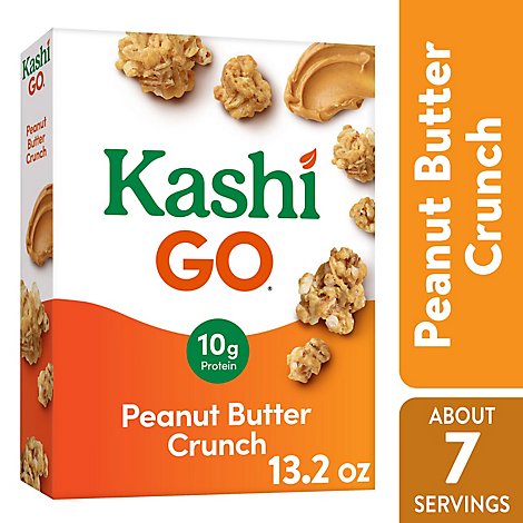 Kashi GO Vegan Protein Peanut Butter Crunch Breakfast Cereal - 13.2 Oz