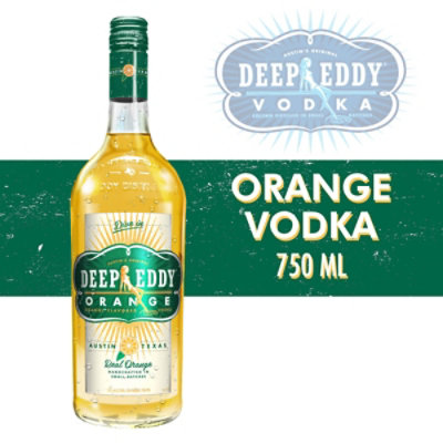 Deep Eddy Vodka Orange Flavored 70 Proof - 750 Ml - Image 1