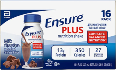 Ensure Plus Nutrition Shake Ready To Drink Milk Chocolate 16-8 Fl. Oz. - Image 5