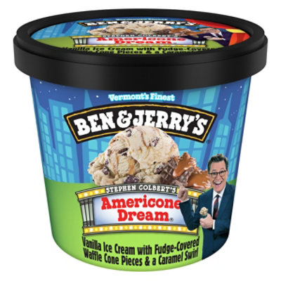Ben & Jerry's Cherry Garcia Ice Cream With Cherry & Fudge Flakes - 3.6 Oz - Image 2