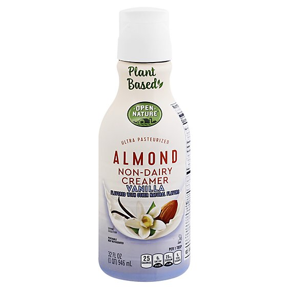 Open Nature Almond Creamer Vanilla - 32 Fl. Oz.