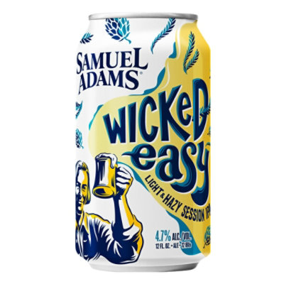 Samuel Adams Wicked Easy Beer Light & Hazy Lager - 6-12 Fl. Oz. - Image 2