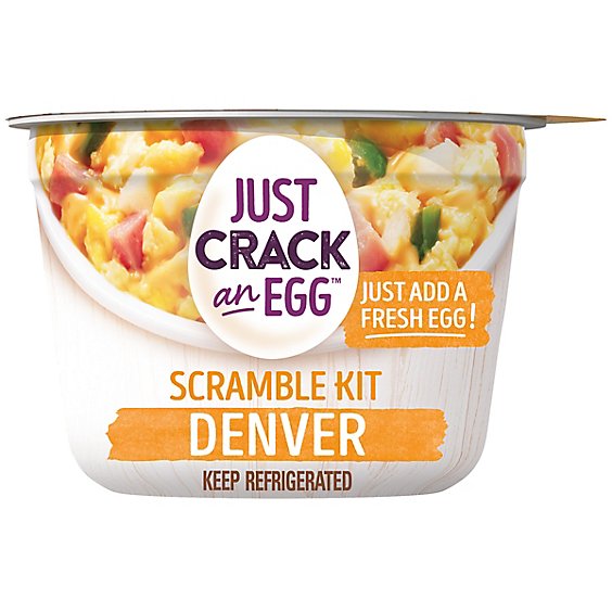 Just Crack An Egg Low Carb Denver Scramble Kit Breakfast Bowl Cup - 3 Oz