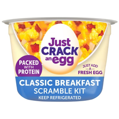 Just Crack An Egg All American Scramble Breakfast Bowl Kit Cup - 3 Oz - Image 2