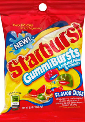 Peg Starburst Gummiburst Duos - Each - Albertsons