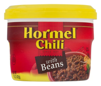 Hormel Foods Chili With Beans In Microwave Cup - 15 Oz - Image 1